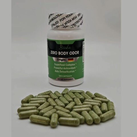 ZERO BODY ODOR – Gélules Vegan pour Haleine fraîche et odeur corporelle agréable